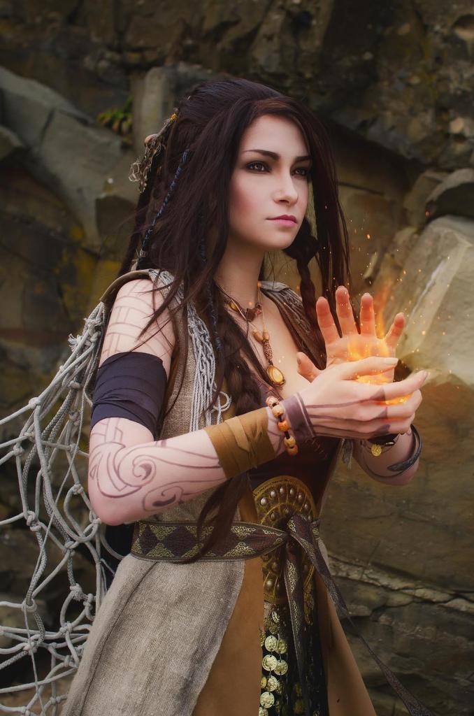 God of War - Freya (Witch in the Woods) Cosplay - cosplay study