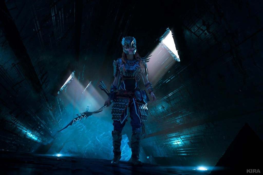 Horizon - Zero Dawn - Aloy (Shadow Stalwart) Cosplay - costume portrait