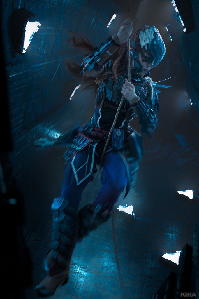 Horizon - Zero Dawn - Aloy (Shadow Stalwart) Cosplay - cosplay study