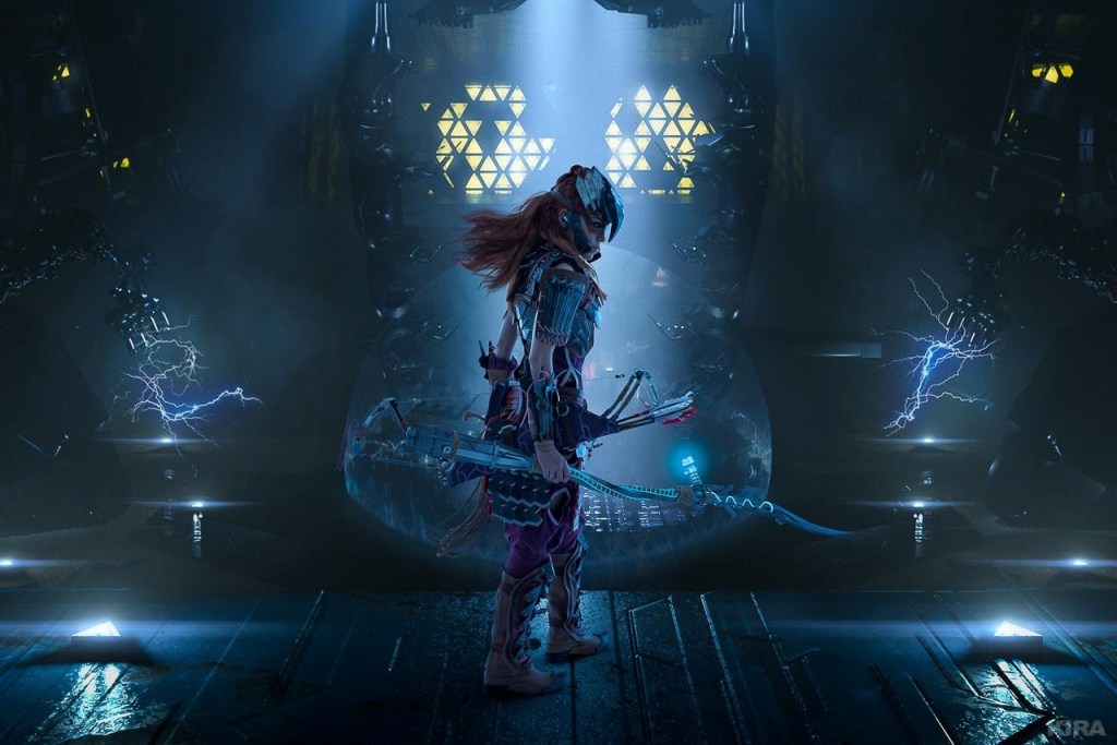 Horizon - Zero Dawn - Aloy (Shadow Stalwart) Cosplay - portrait photo
