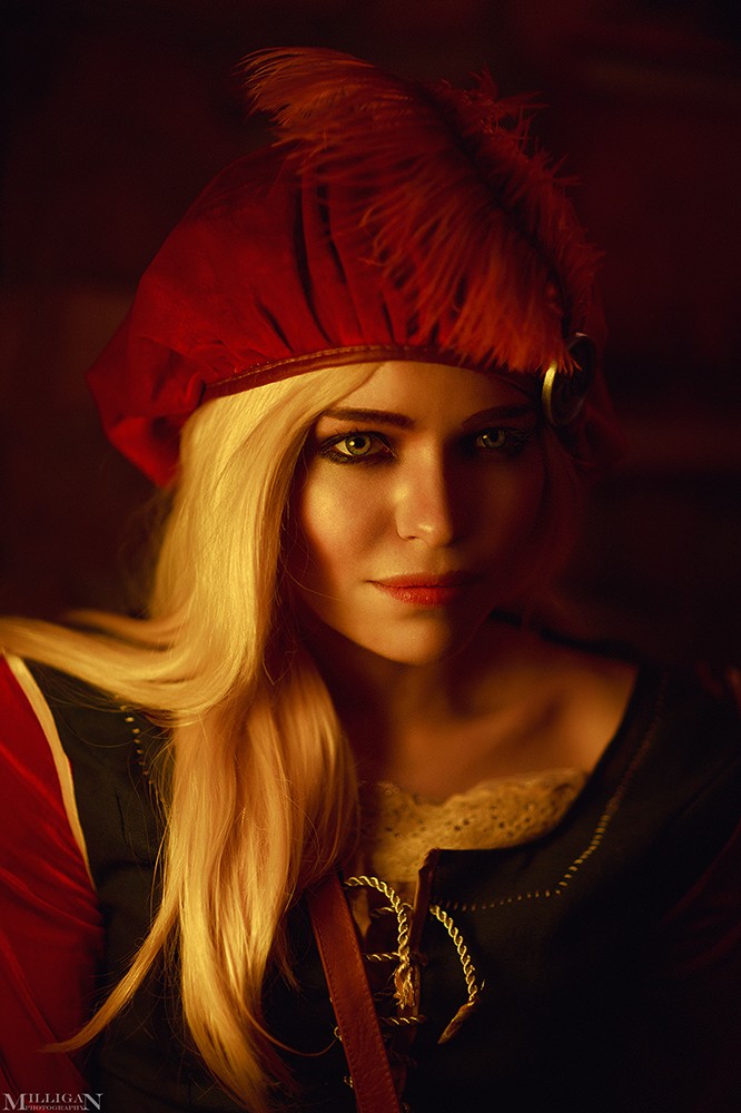 The Witcher 3 - Wild Hunt - Priscilla (Callonetta) &amp; Dandelion (Julian Alfred Pankratz) Cosplay - body photo