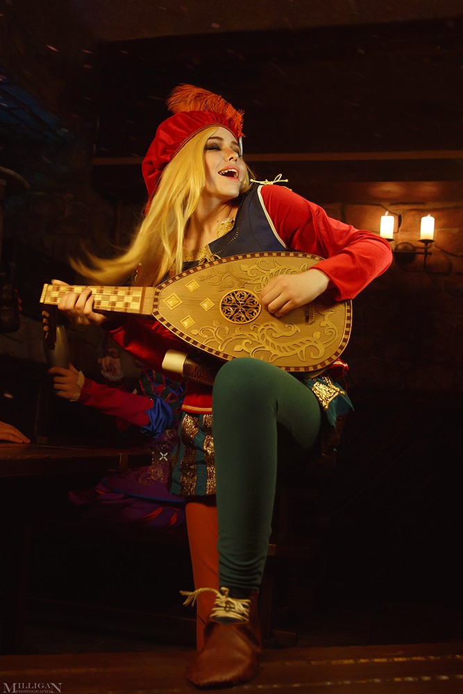 The Witcher 3 - Wild Hunt - Priscilla (Callonetta) &amp; Dandelion (Julian Alfred Pankratz) Cosplay - recreation
