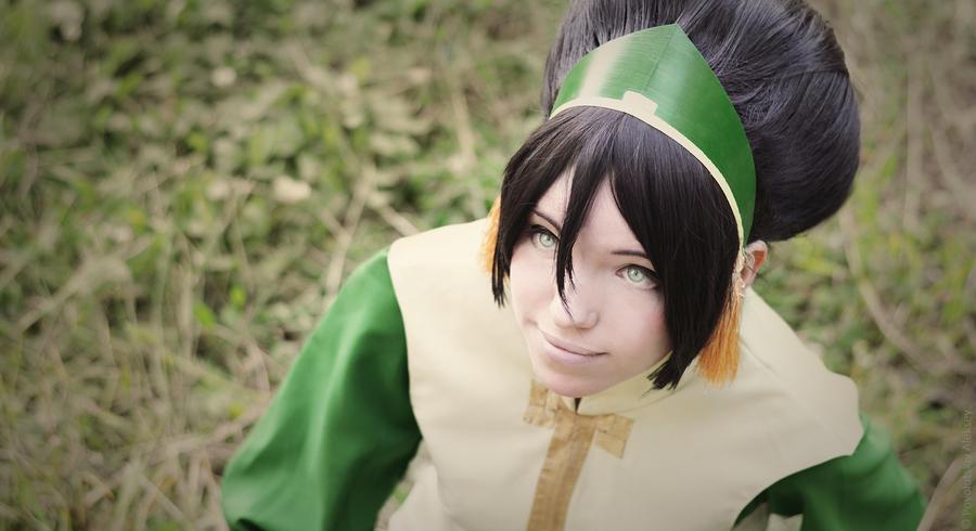Avatar - The Last Airbender - Toph Beifong Cosplay - full body port.