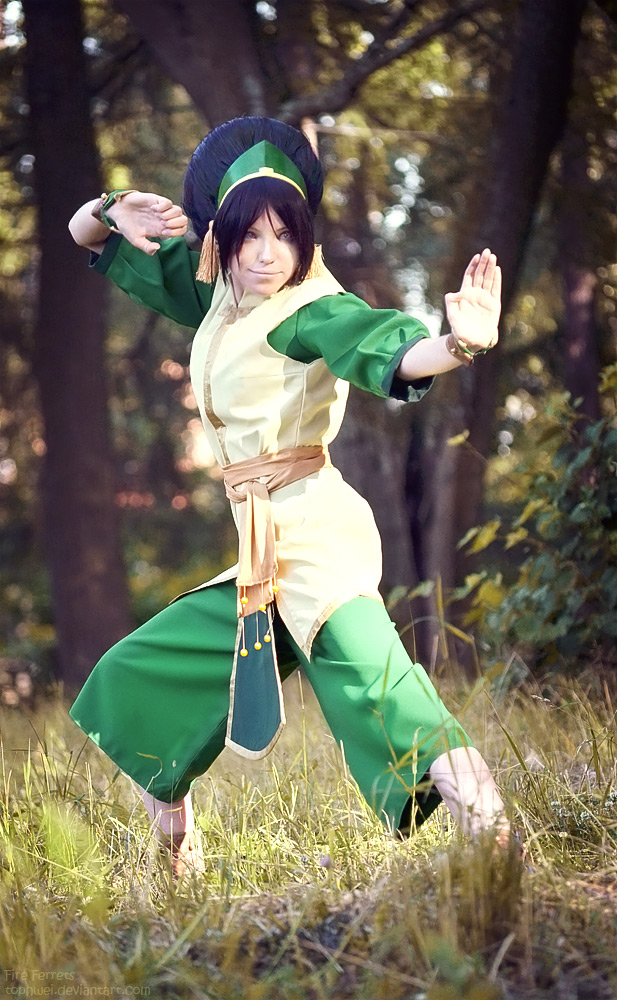 Avatar - The Last Airbender - Toph Beifong Cosplay - full length port.