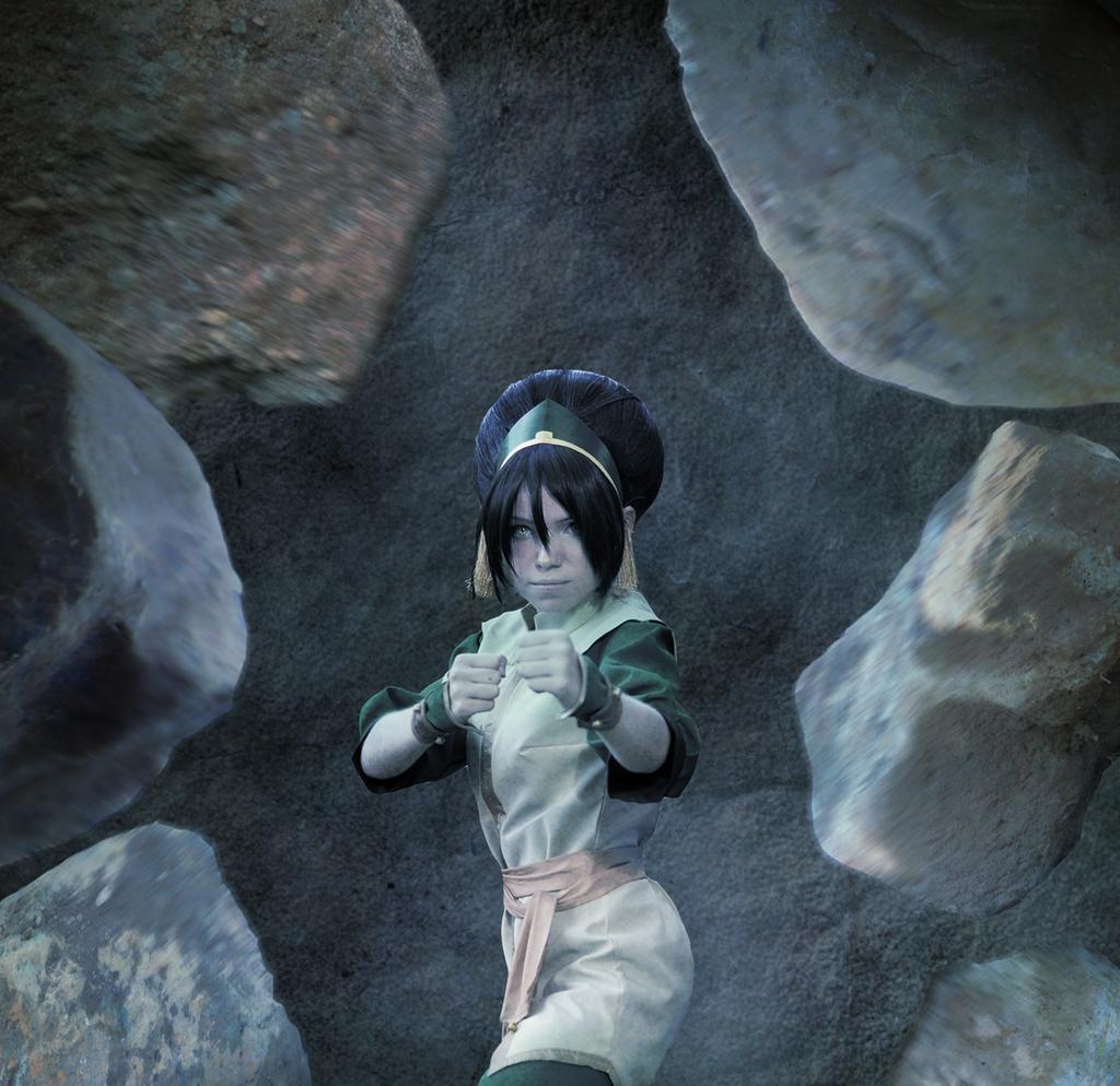 Avatar - The Last Airbender - Toph Beifong Cosplay - full length photo
