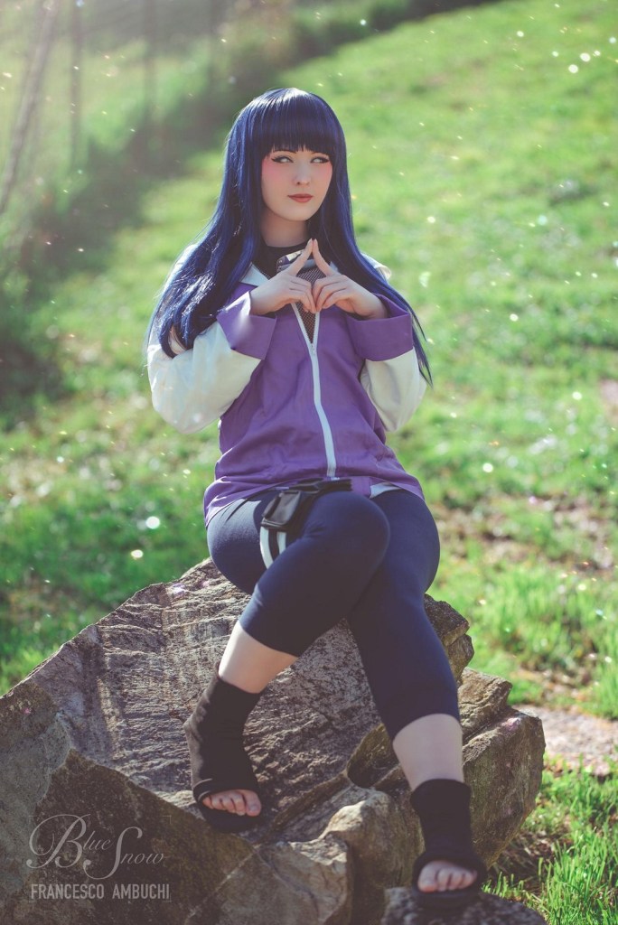Naruto - Hinata Hyuga Cosplay - character recreation portrait Naruto - Hinata Hyuga Cosplay - character recreation portrait