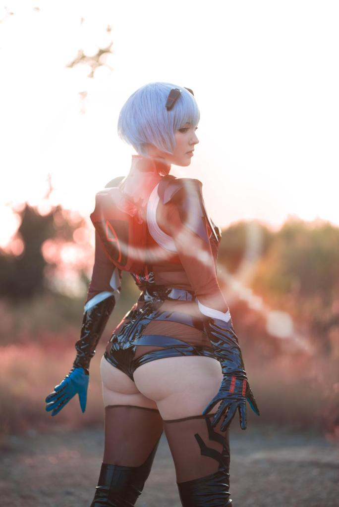 Evangelion - 3.0 You Can (Not) Redo - Rei Ayanami Cosplay - soft focus shot