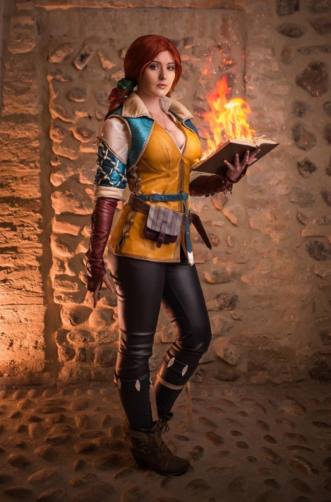 The Witcher 3 - Wild Hunt - Triss Merigold Cosplay - full body port.