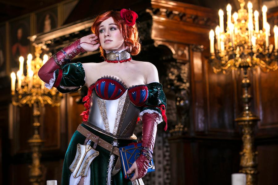 The Witcher 3 - Wild Hunt - Triss Merigold (Artbook Concept) Cosplay - delicate portrait