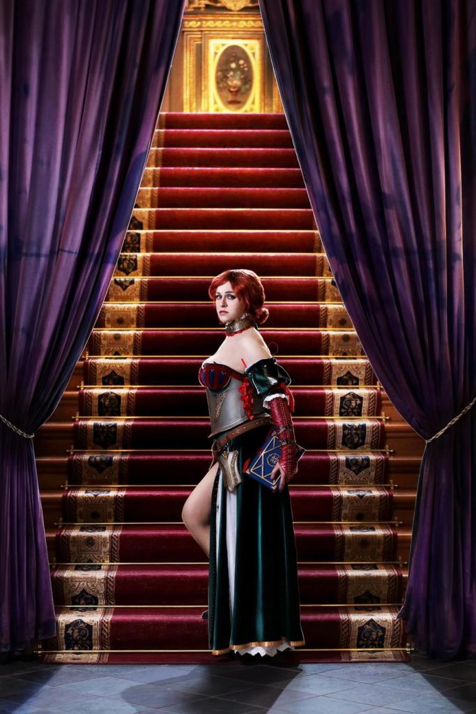 The Witcher 3 - Wild Hunt - Triss Merigold (Artbook Concept) Cosplay - soft focus shot