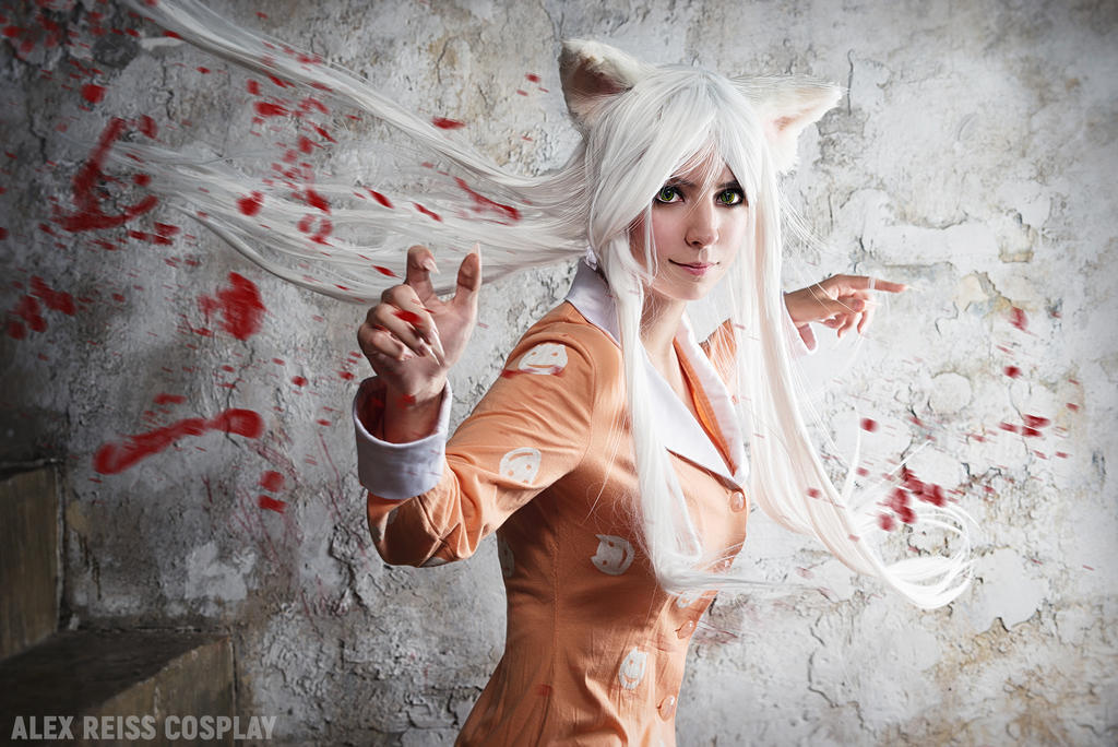 Bakemonogatari - Black Hanekawa (Tsubasa Hanekawa) Cosplay - costume portrait
