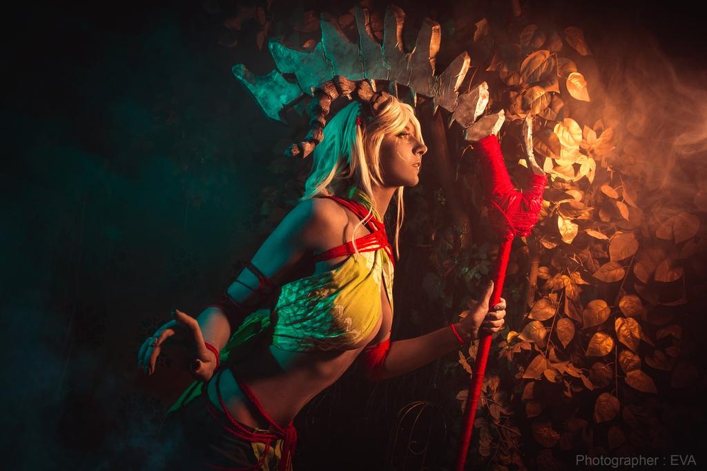 dragon age e28093 inquisition e28093 qunari inquisitor female cosplay 2