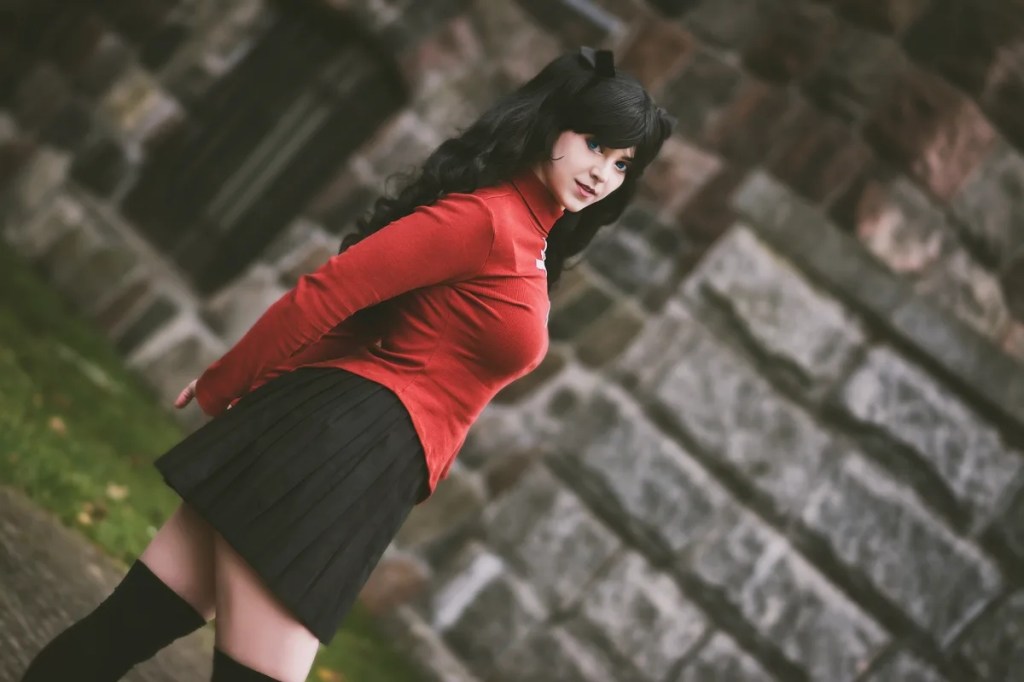Fate Stay Night - Rin Tohsaka Cosplay - character costume portrait