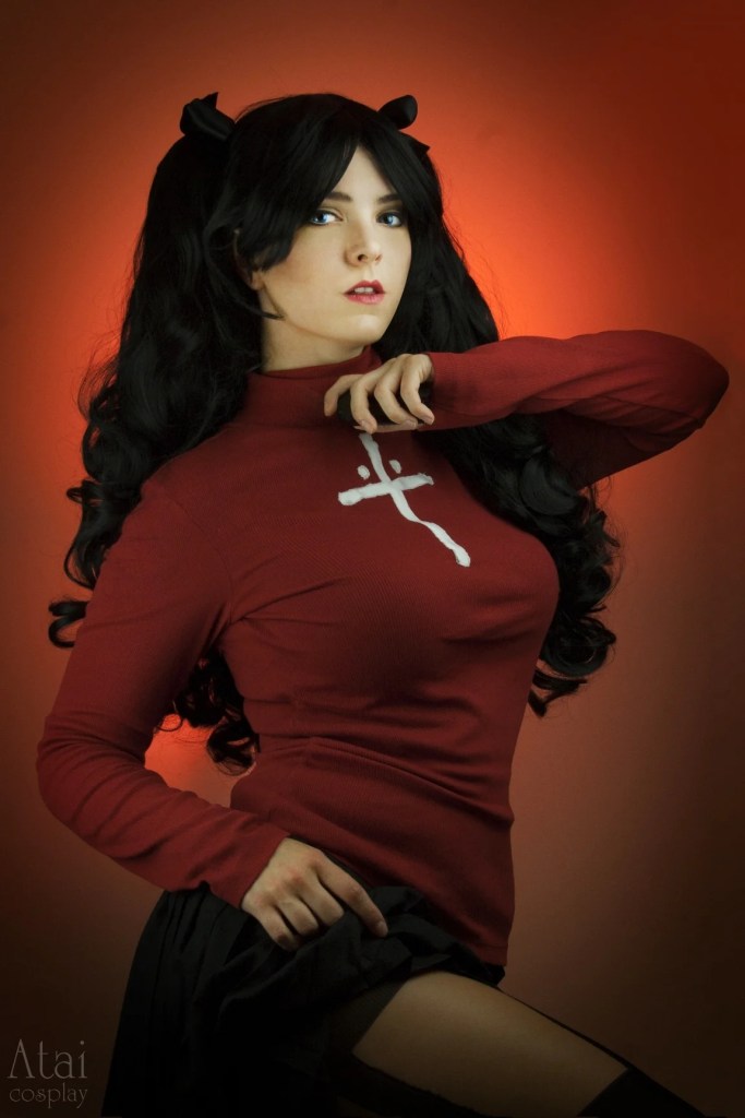 Fate Stay Night - Rin Tohsaka Cosplay - full body character photo