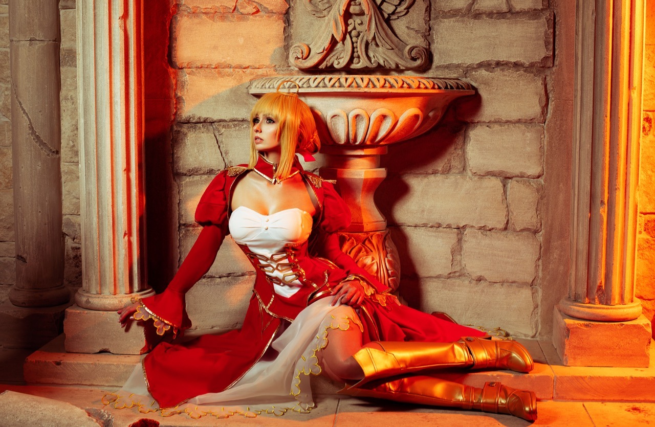 Fate Extra - Nero Claudius (Red Saber) (Emperor of Roses) Cosplay