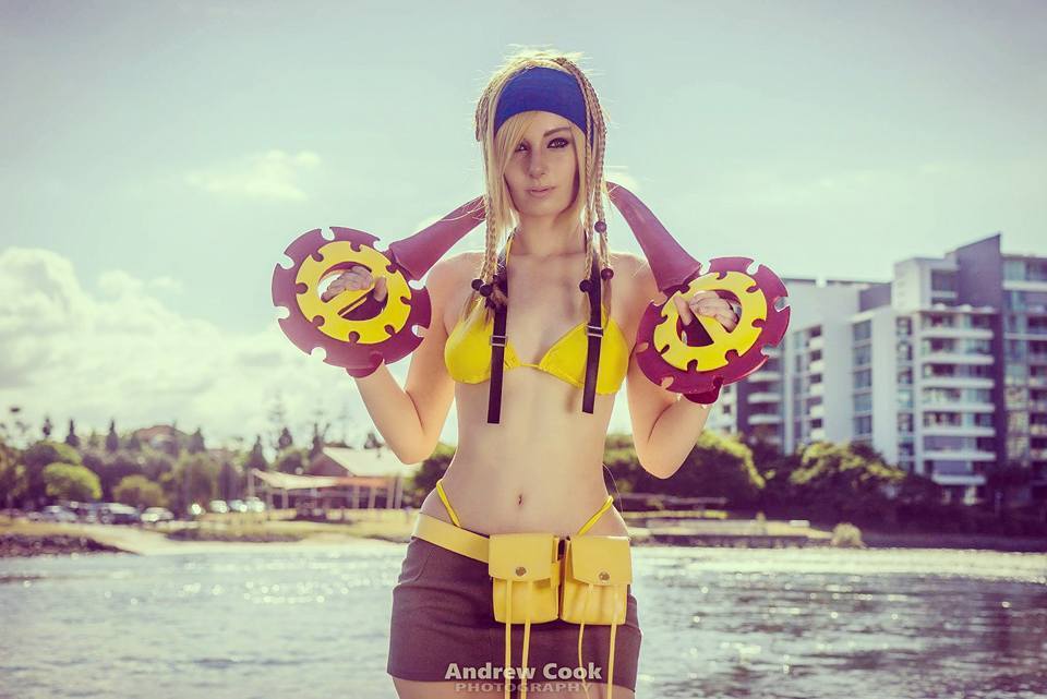 Final Fantasy 10-2 - Rikku Cosplay - delicate character portrait