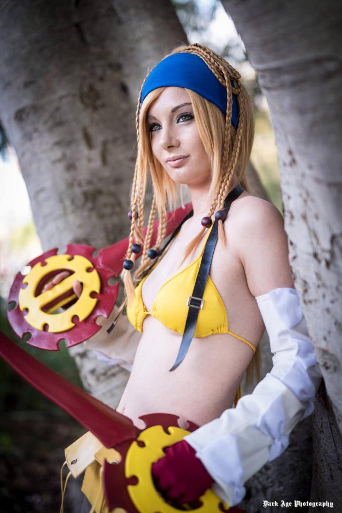 Final Fantasy 10-2 - Rikku Cosplay - expressive character portrait