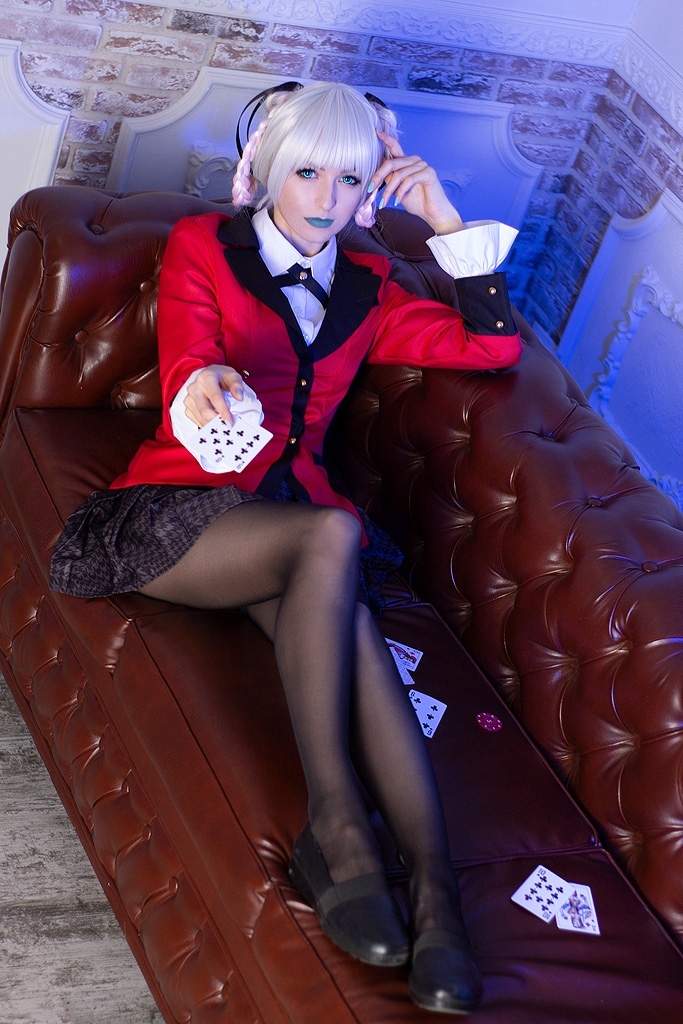 kakegurui kirari momobami cosplay 02