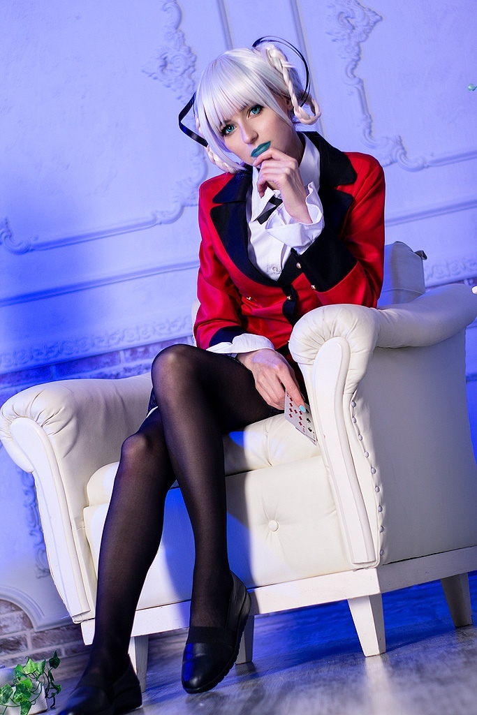kakegurui kirari momobami cosplay 04