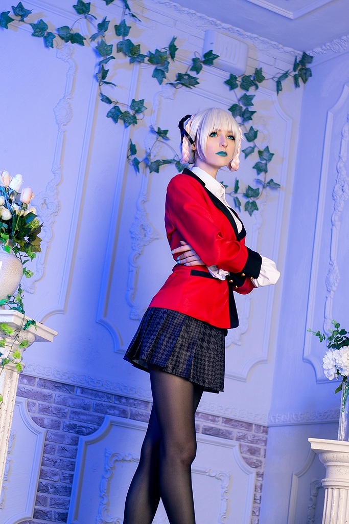 kakegurui kirari momobami cosplay 05
