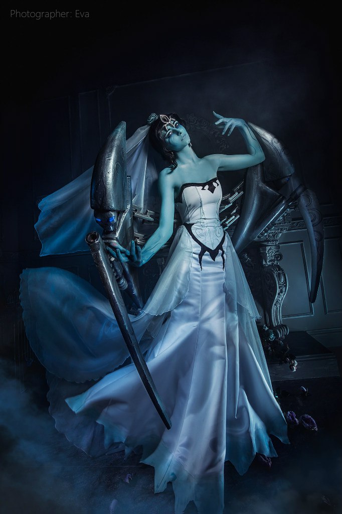 League of Legends - Morgana (Ghost Bride) Cosplay - light aesthetic