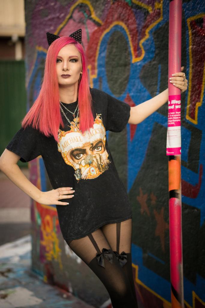 Pink Hair Fashion Original Vision Cosplay - light aesthetic