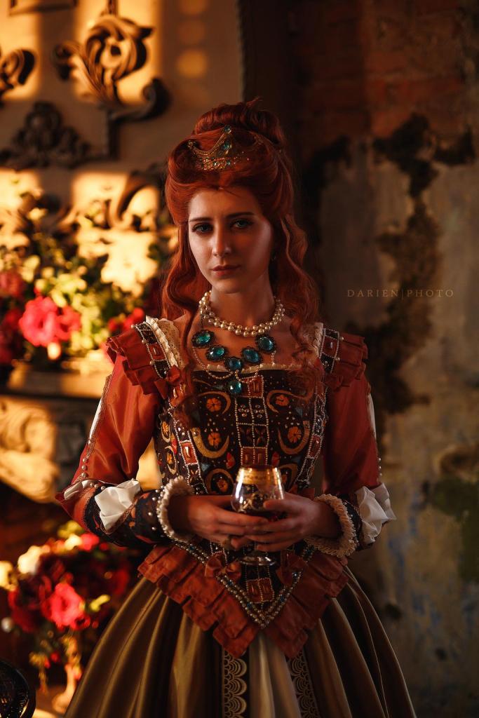 The Witcher 3 - Wild Hunt - Blood and Wine - Anna Henrietta Cosplay - full length port.