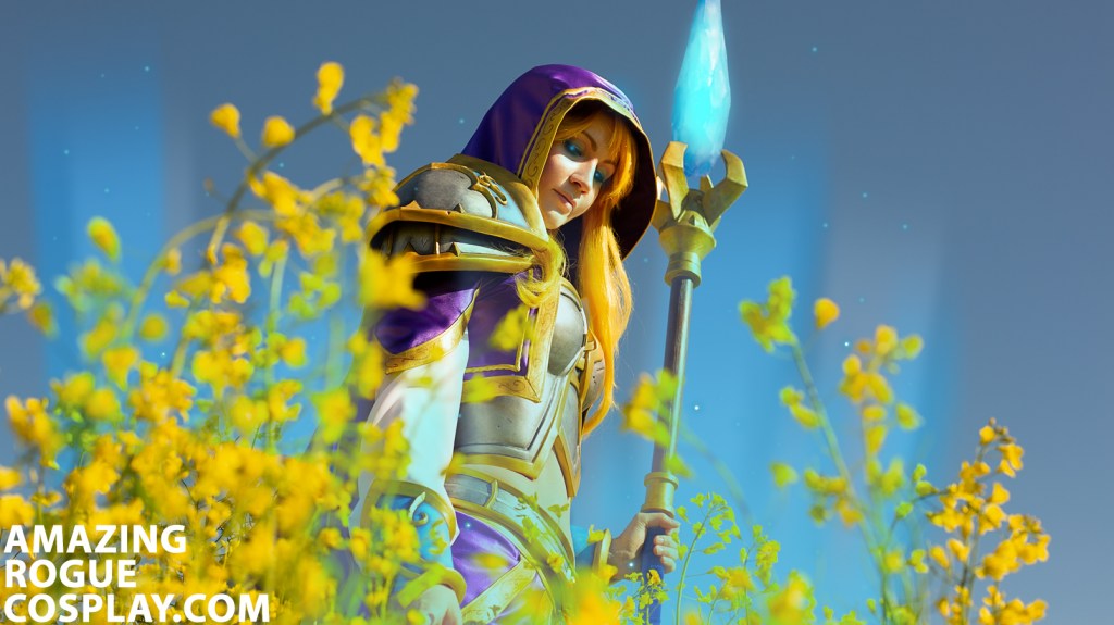 Warcraft 3 - Reigh of Chaos - Jaina Proudmoore Cosplay - delicate portrait