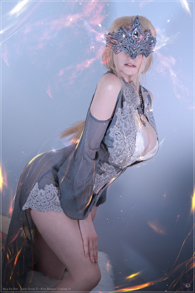 Dark Souls 3 - Fire Keeper Cosplay - cinematic costume portrait