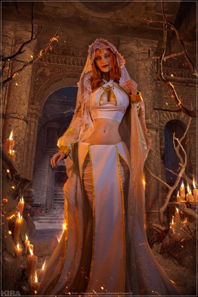 dark souls e28093 gwynevere princess of sunlight cosplay 02
