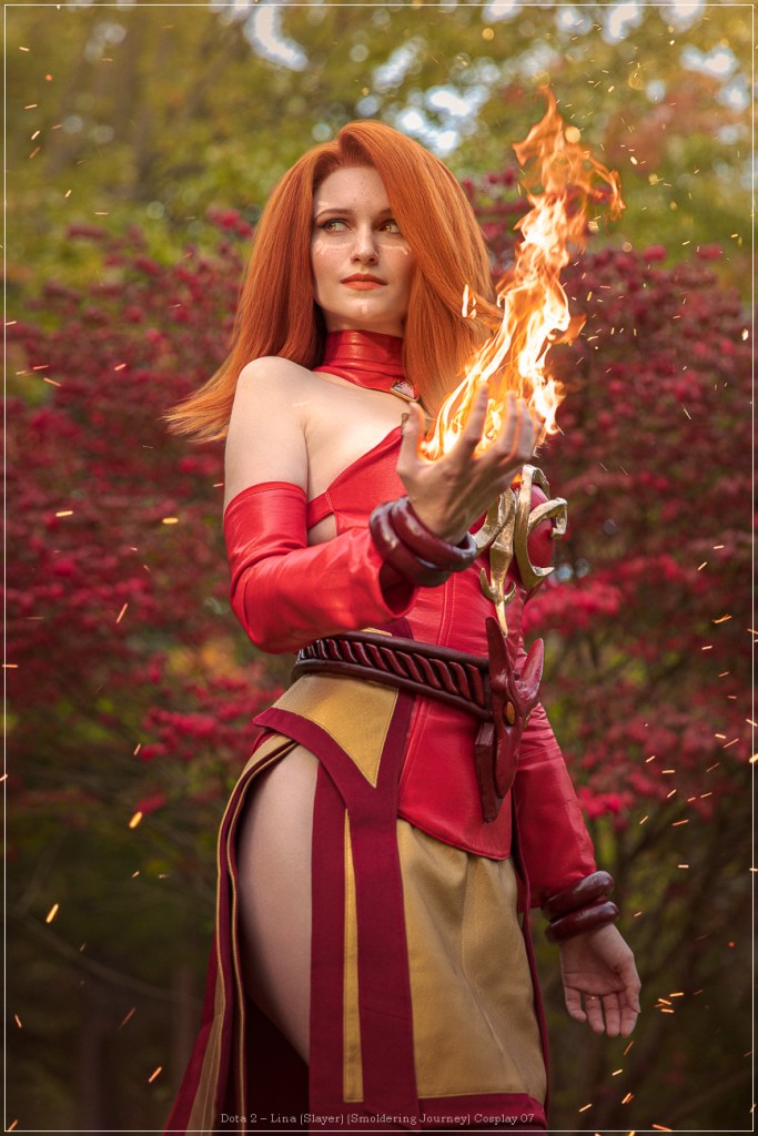 dota 2 e28093 lina slayer smoldering journey cosplay 07