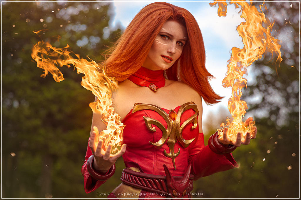 dota 2 e28093 lina slayer smoldering journey cosplay 09