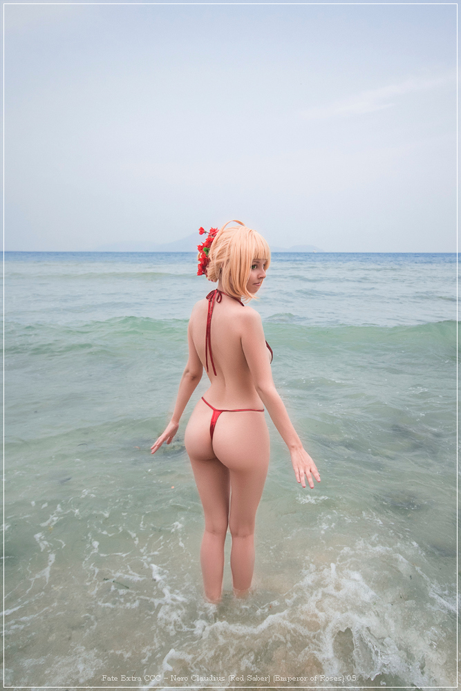 Fate Extra CCC - Nero Claudius (Red Saber) (Emperor of Roses) Cosplay - apparel study