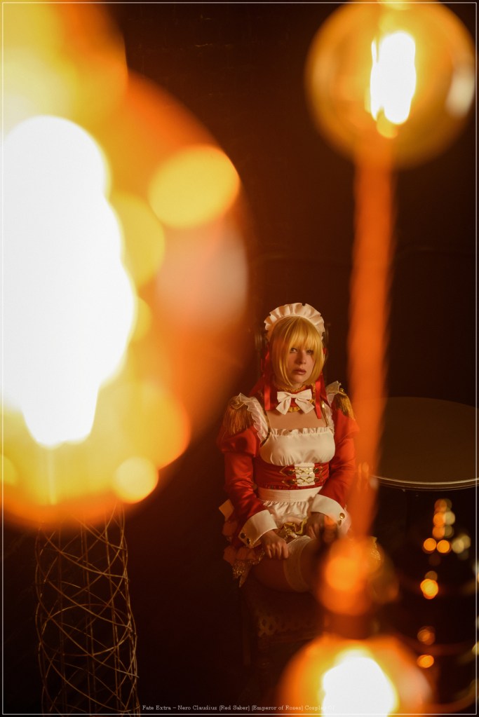 fate extra e28093 nero claudius red saber emperor of roses cosplay 01