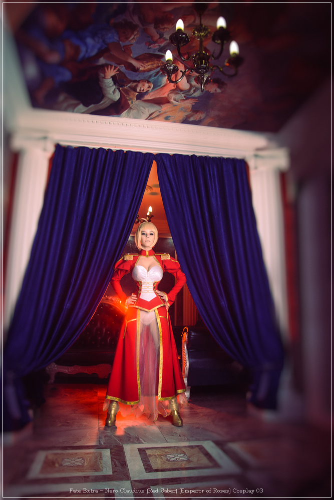 fate extra e28093 nero claudius red saber emperor of roses cosplay 03 1