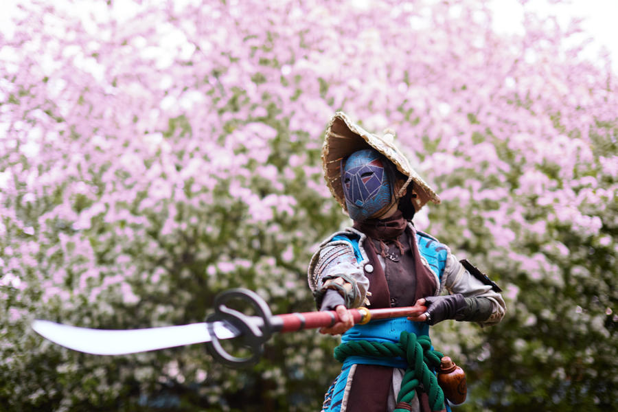 For Honor - Nobushi Cosplay - character recreation portrait
