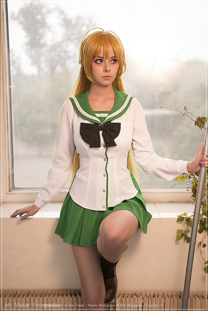 Highschool of the Dead - Saeko Busujima &amp; Rei Miyamoto Cosplay - inspired capture