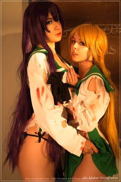 Highschool of the Dead - Saeko Busujima & Rei Miyamoto Cosplay