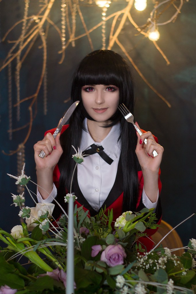 Kakegurui - Compulsive Gambler - Yumeko Jabami Cosplay - cosplay study