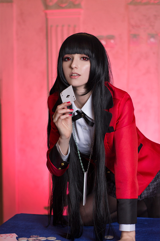 Kakegurui - Compulsive Gambler - Yumeko Jabami Cosplay - body photo