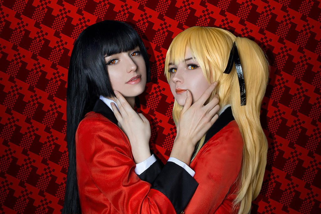 Kakegurui - Compulsive Gambler - Yumeko Jabami &amp; Mary Saotome Cosplay - cosplay study