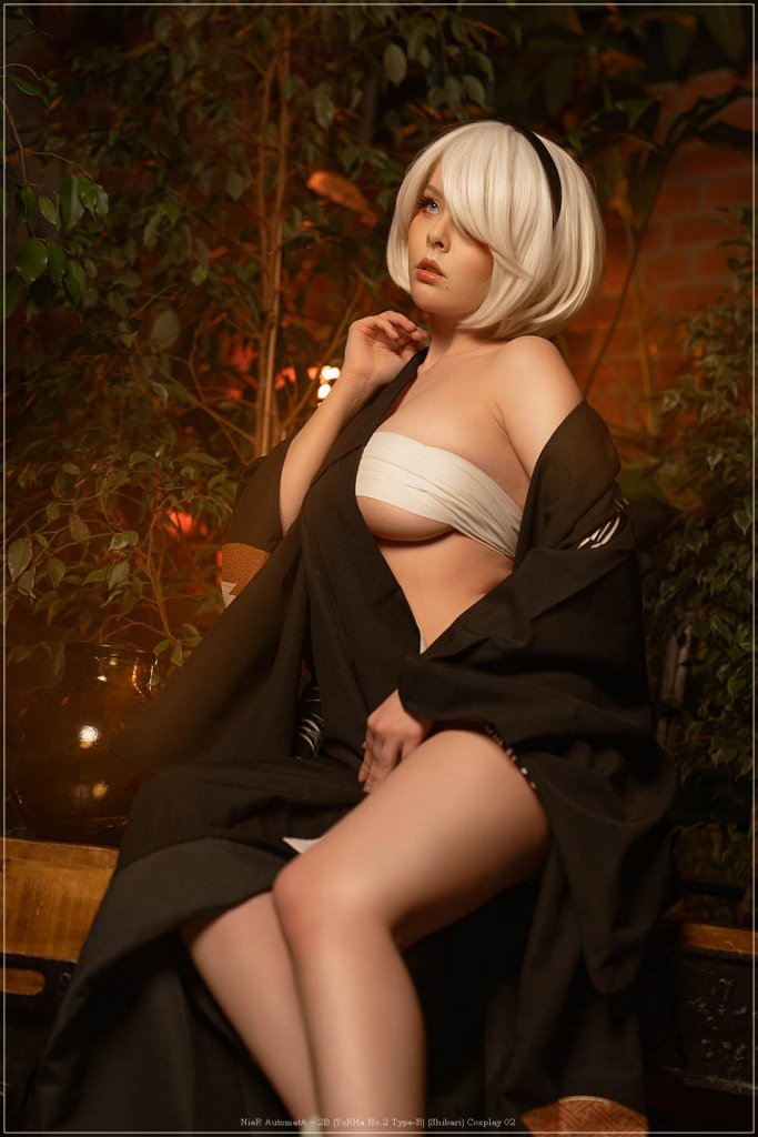 NieR AutomatA - 2B (YoRHa No.2 Type-B) (Shibari) Cosplay - suggestive shot NieR AutomatA - 2B (YoRHa No.2 Type-B) (Shibari) Cosplay - suggestive shot