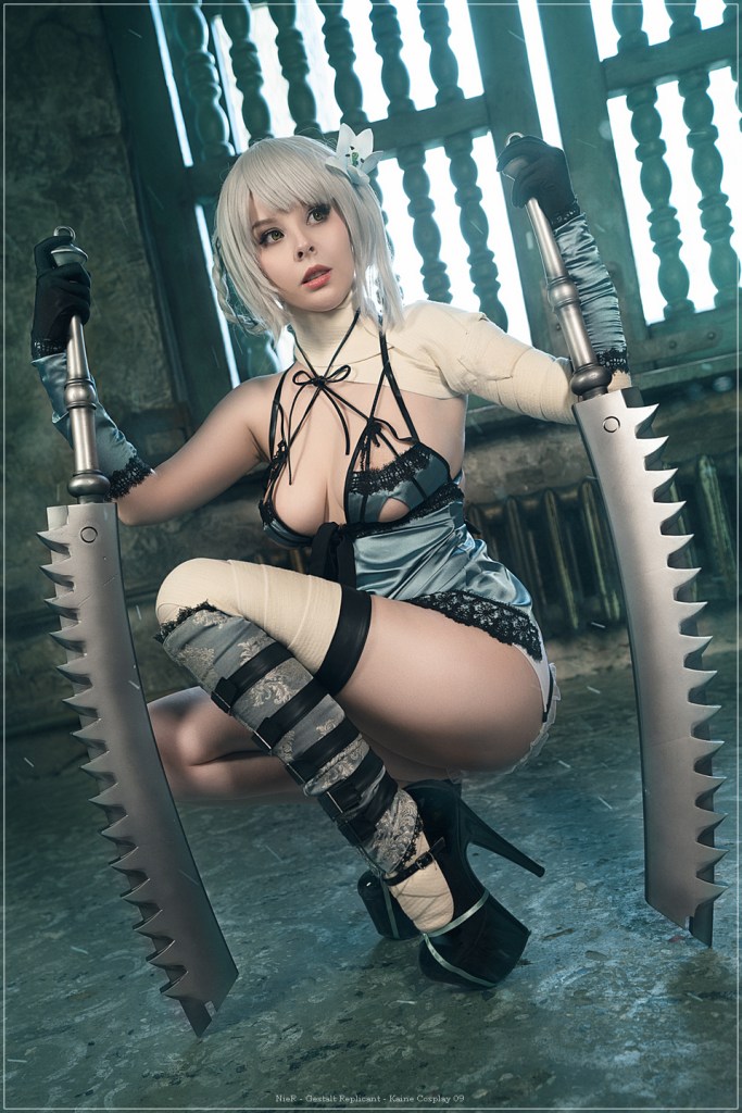 NieR - Gestalt Replicant - Kaine Cosplay - enchanting intimate portrayal