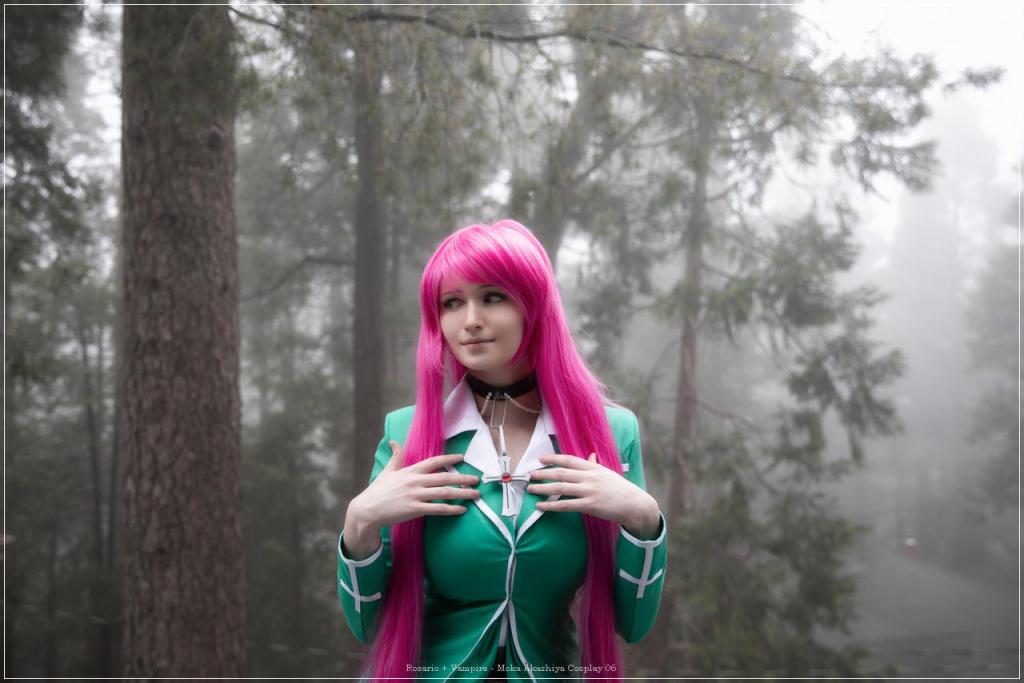 Rosario + Vampire - Moka Akashiya Cosplay - recreation