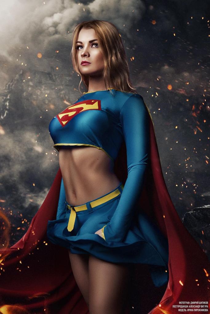 Supergirl - Kara Zor-El Cosplay - expressive character portrait