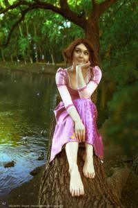 Tangled - Rapunzel (Brown Hair) Cosplay