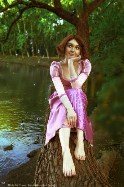 Tangled - Rapunzel (Brown Hair) Cosplay