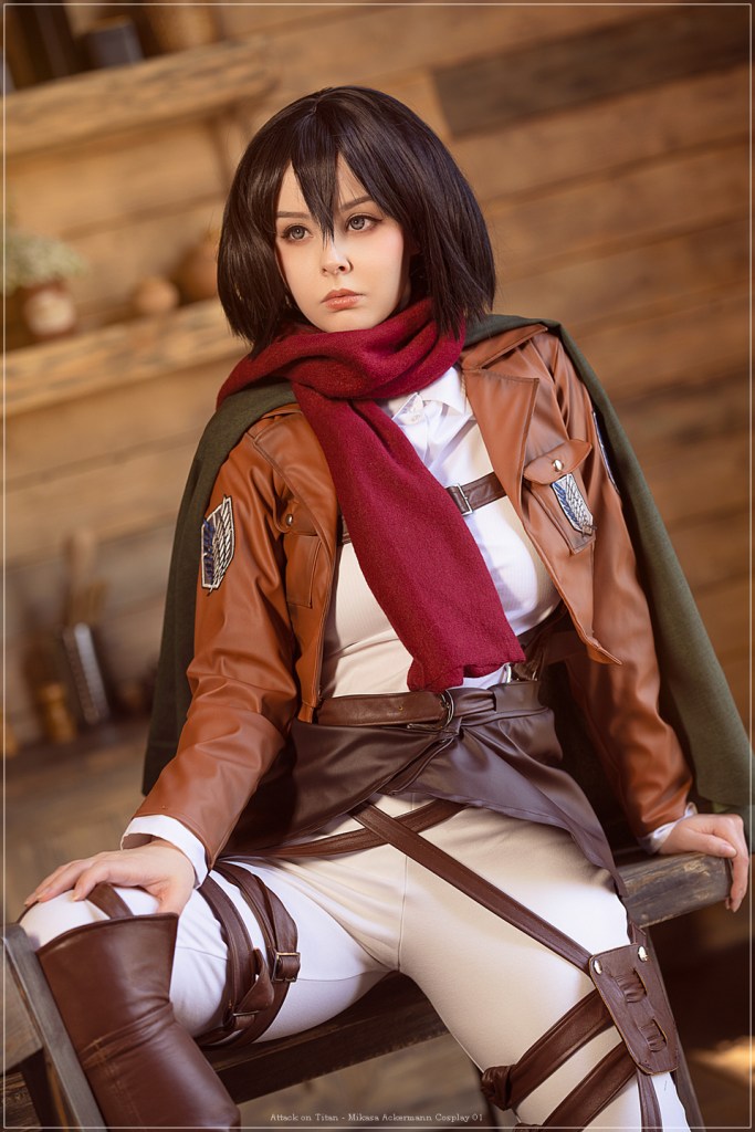 attack on titan mikasa ackermann cosplay 01
