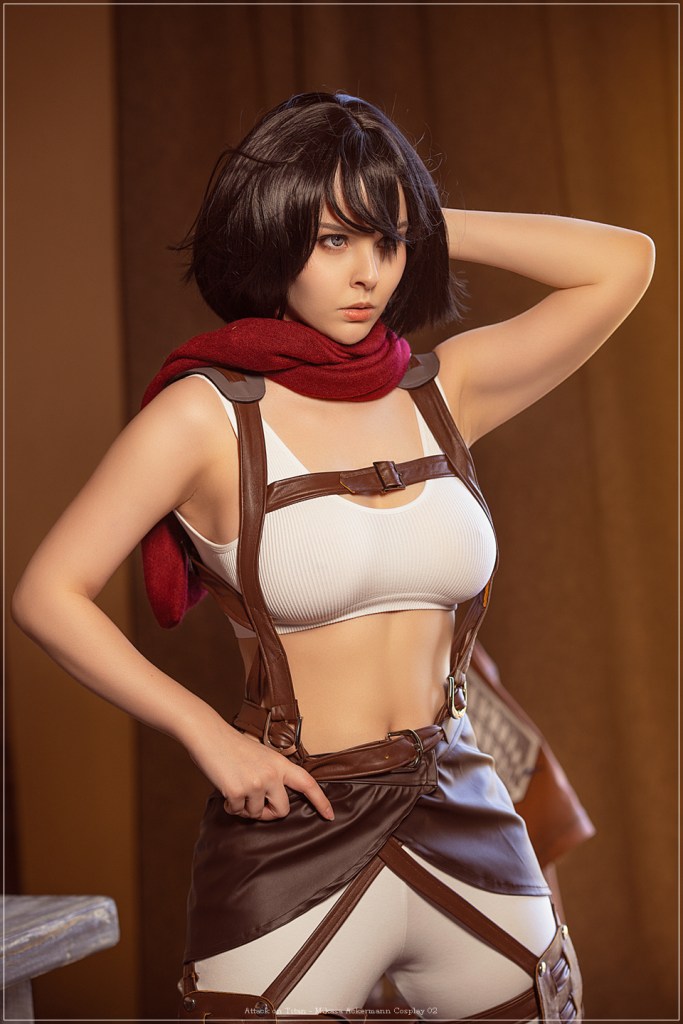attack on titan mikasa ackermann cosplay 02