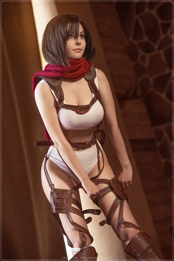 attack on titan mikasa ackermann cosplay 03
